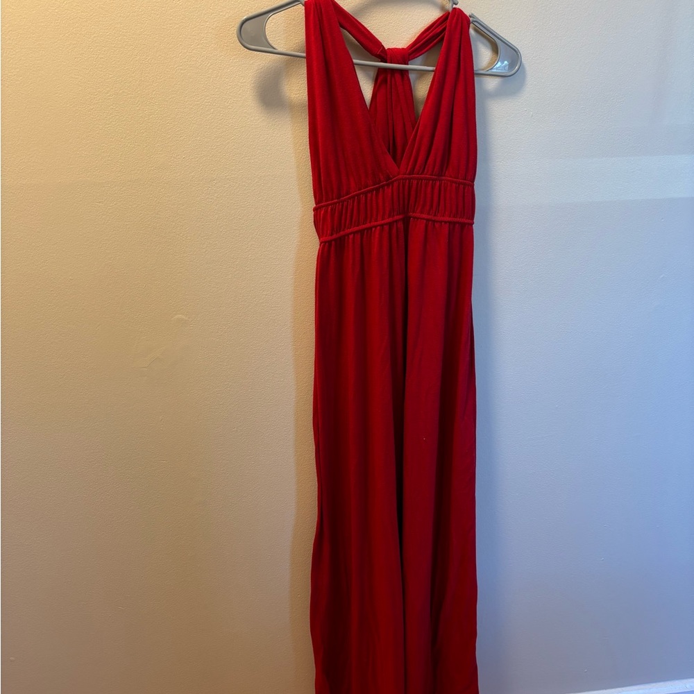 Necessary Objects Vibrant Red Dress